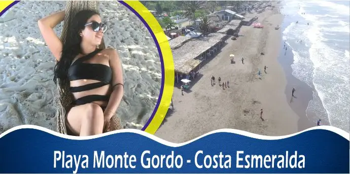 Mujer descansa en Hamaca en Playa Monte Gordo de Costa Esmeralda